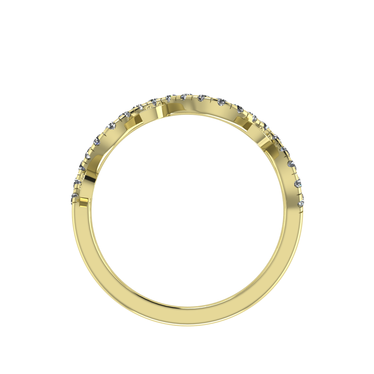 DIAMOND BANDS & STACKABLES HALFWAY ETERNITY STACKABLE RINGS & BANDS